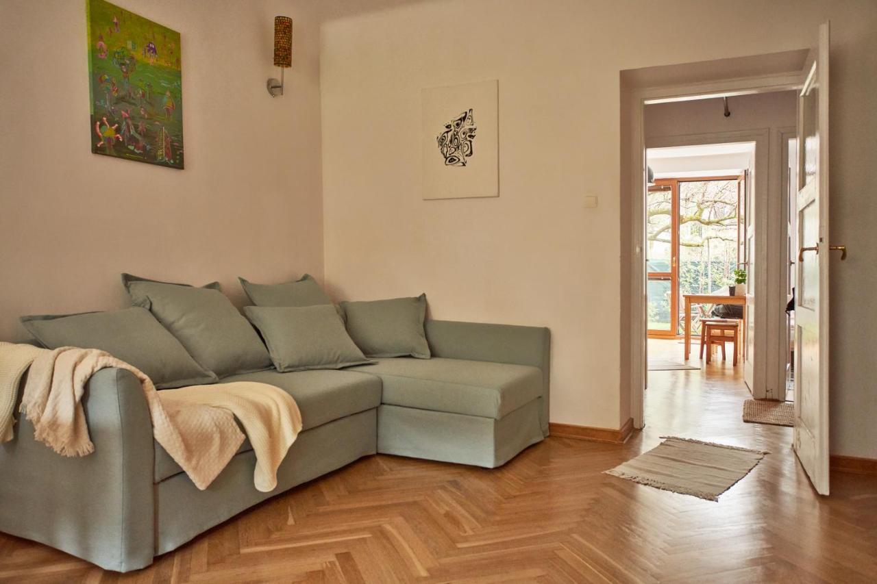 Stary Mokotow, Z Ogrodkiem Appartement Warschau Buitenkant foto